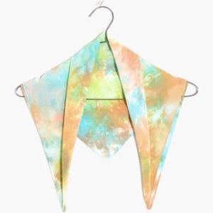 NEW Madewell Silk Tie-Dye Bandana Scarf New